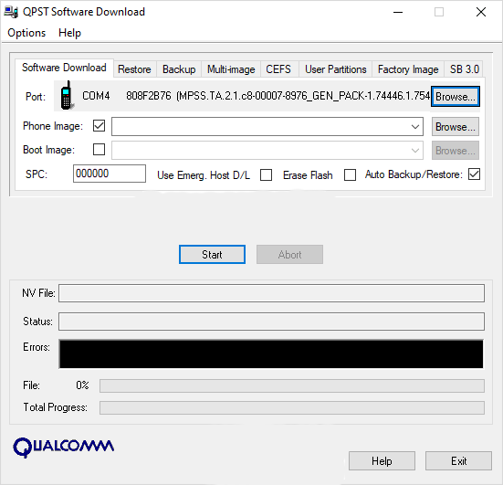 Download QPST Flash Tool for Flashing ROMs (Qualcomm Processor)