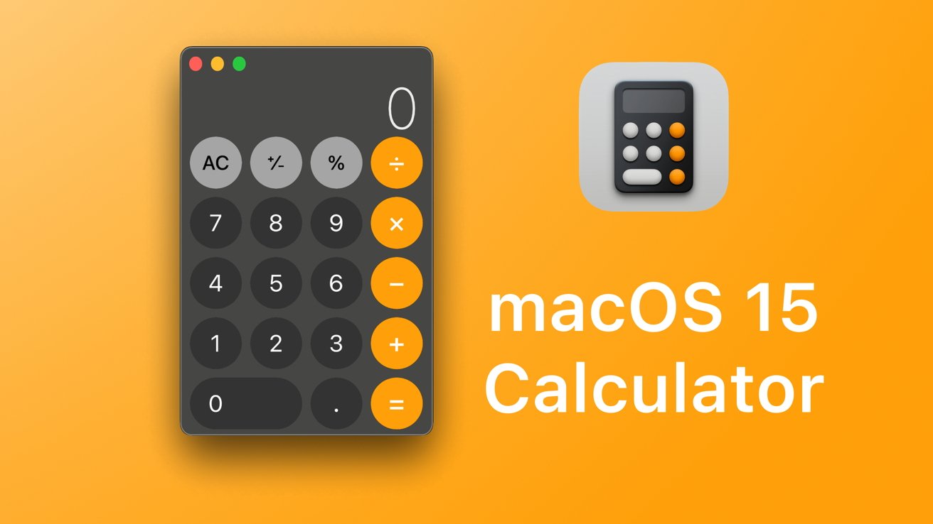 تقرير: آبل تستعد لإطلاق تحديثات لتطبيق الحاسبة على أجهزة Mac