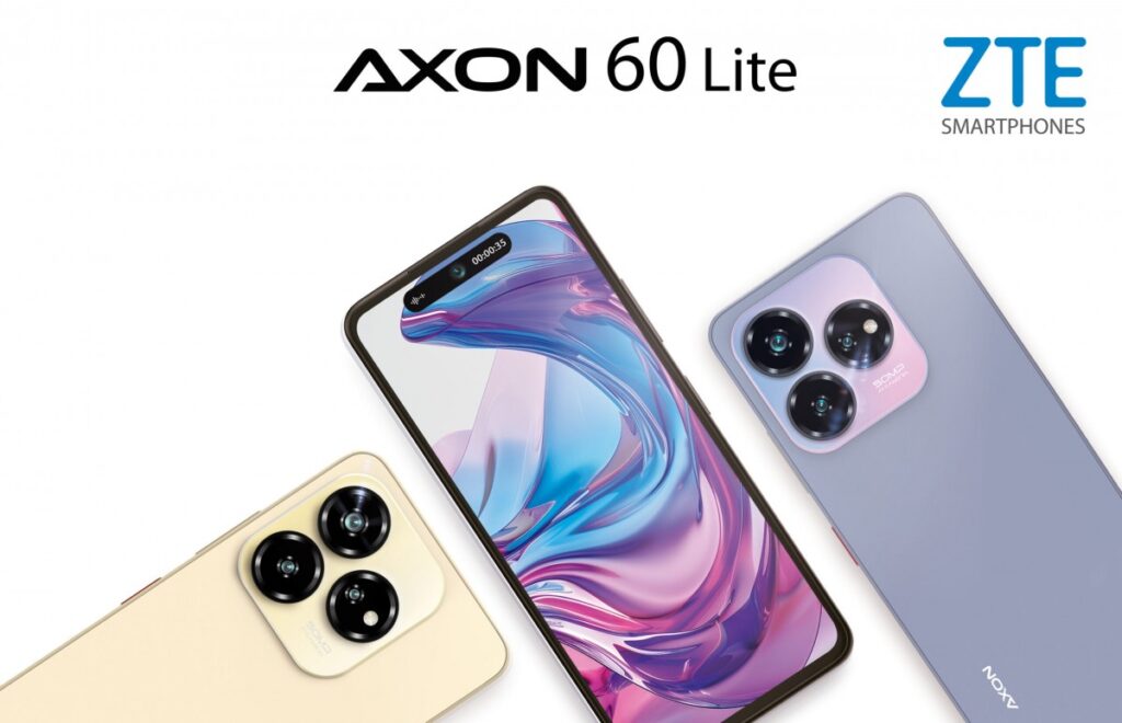 شركة ZTE تعلن عن هواتفها Axon 60 lite-