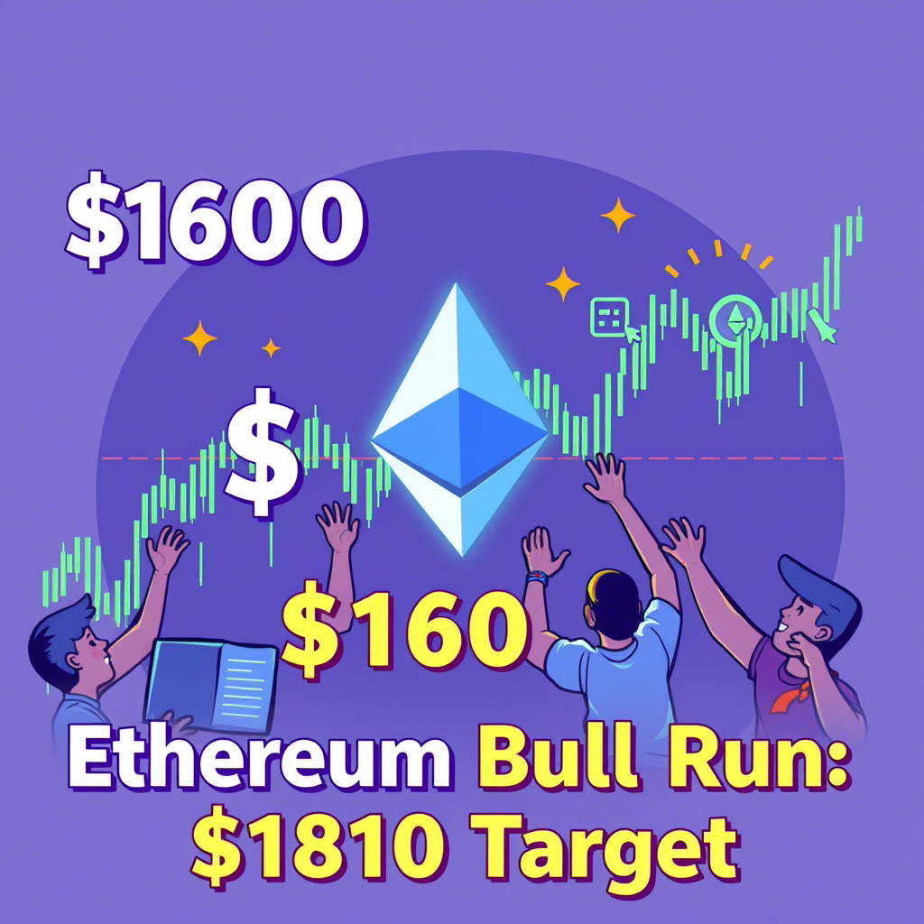 هل هي موجة صعود الإيثيريوم؟ سعر الإيثيريوم يتجاوز 1600 دولار والهدف القادم 1810!